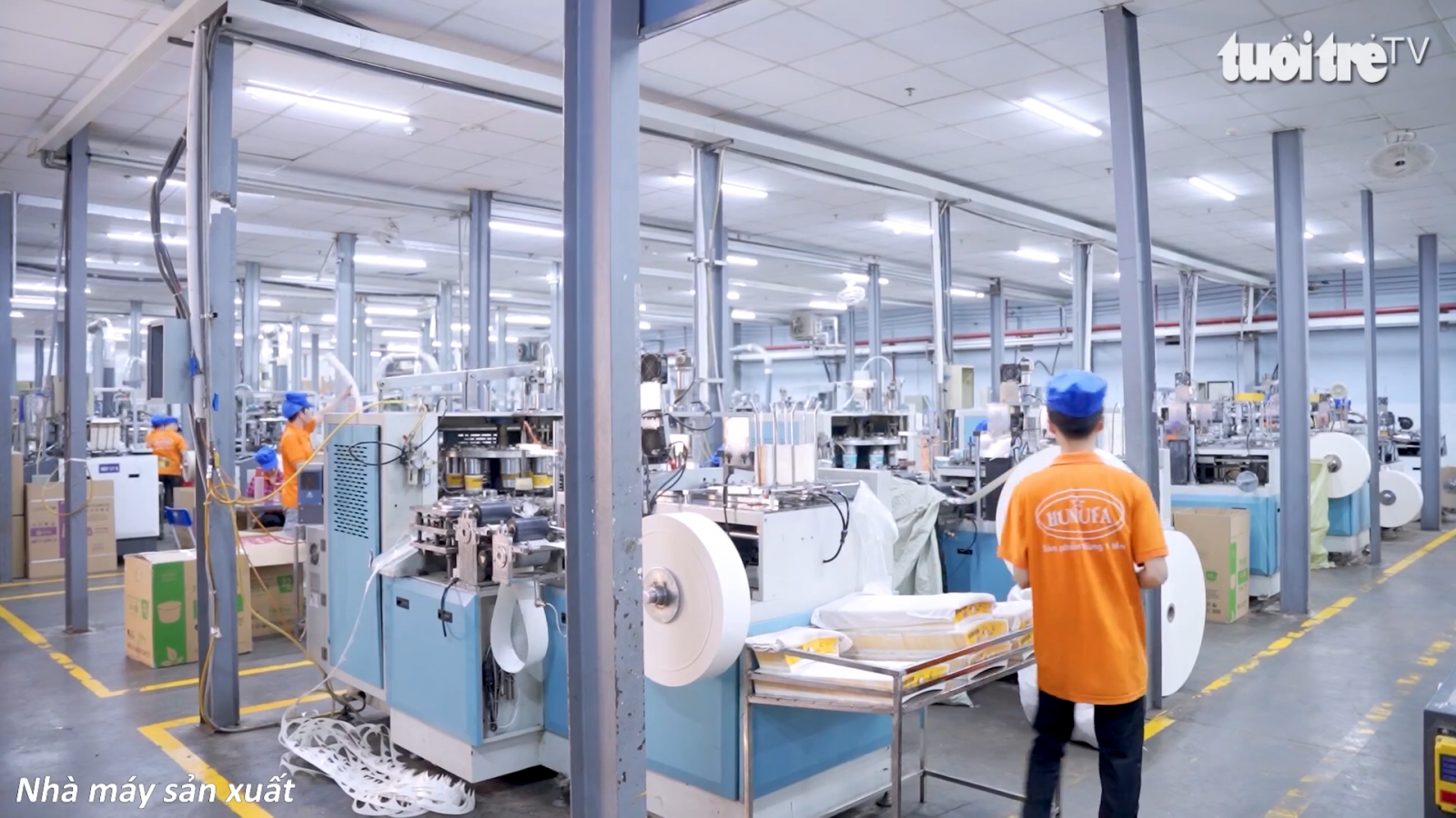 Xưởng sản xuất và in ấn ly giấy