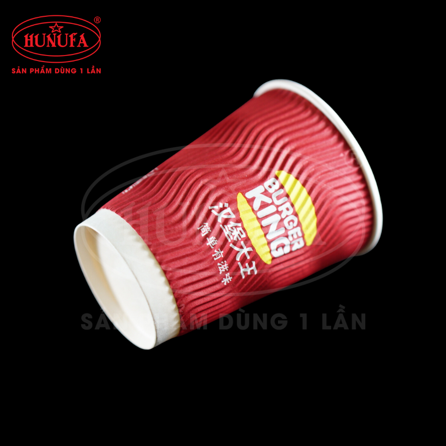Corrugated paper cups of all kinds with logo printing